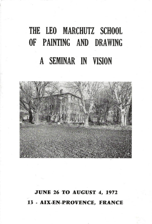 History & Legacy | Leo Marchutz School of Painting & Drawing (L